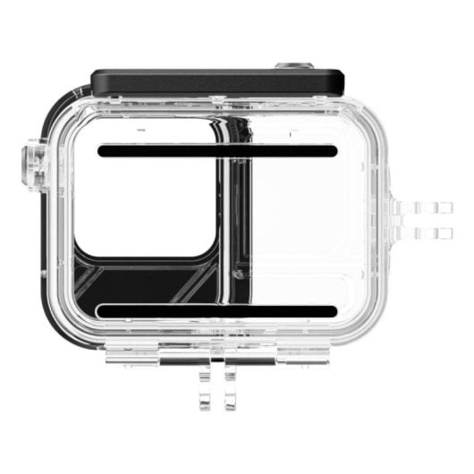 Carcasa Sumergible para Insta360 Ace Pro 2, Vidrio Alta Calidad, Resistencia 60m, Negro/Transparente