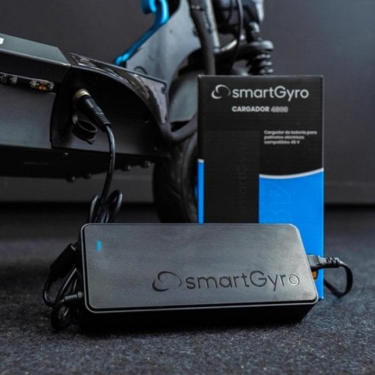 Cargador Negro para Patinete Eléctrico SmartGyro K2, K2 Pro, e-Xplorer, Speedway, RockWay, Crossover, Ryder y Raptor EVO