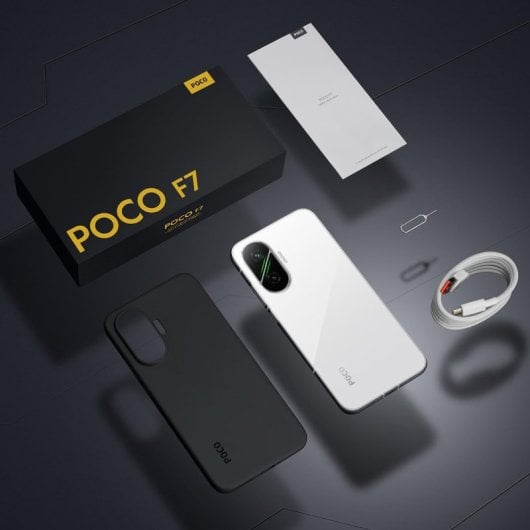 Smartphone POCO F7 12GB 256GB Snapdragon 8s Gen 4 1,5K AMOLED 50MP 20MP