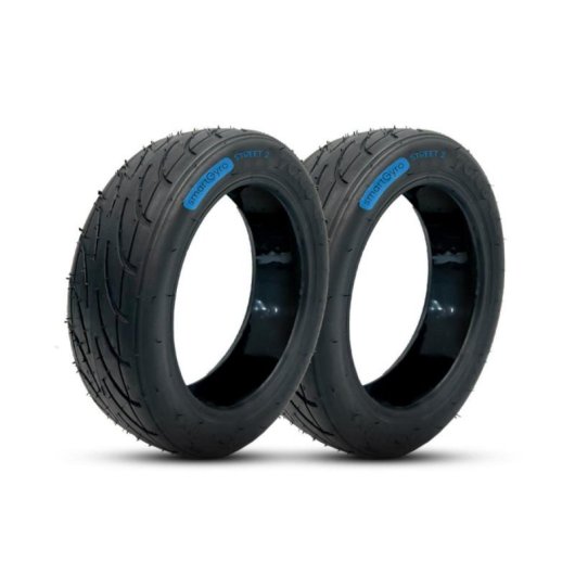 Cubiertas Street 2 Tubeless con Gel Antipinchazos para Speedway, Rockway y Crossover – Pack de 2
