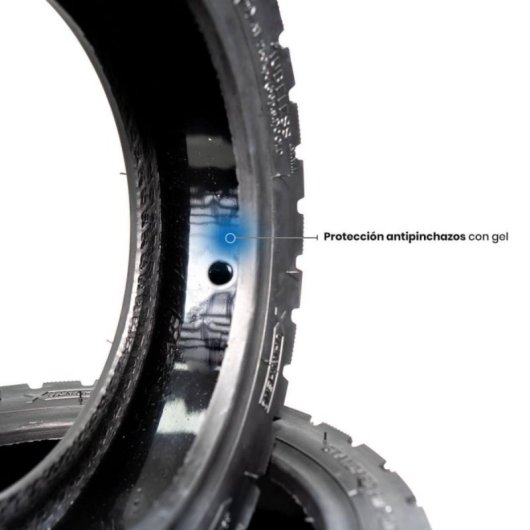 Cubierta Tubeless smartGyro K2 Antipinchazos con GEL, Caucho Resistente, Urbana 8,5 pulgadas