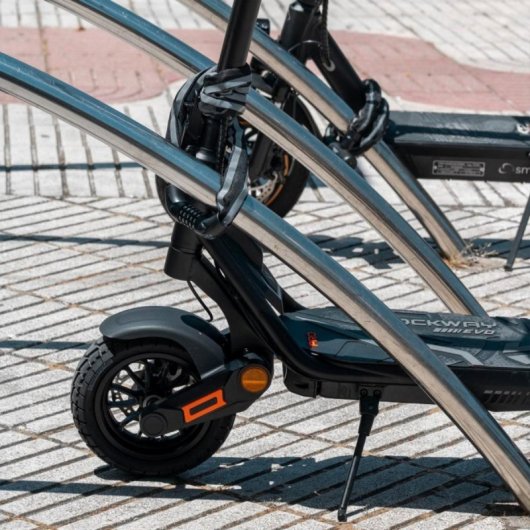 Candado cadena antirrobo con combinación de 5 dígitos, cable de acero recubierto de PVC para patinetes y bicicletas