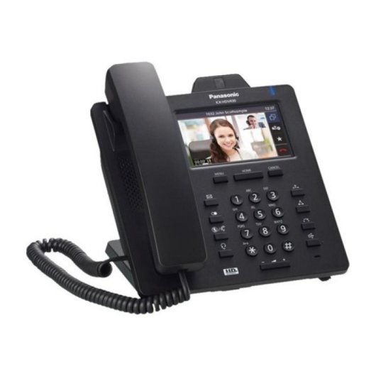 Teléfono IP Panasonic KX-HDV430 Negro, 16 Líneas, Pantalla TFT 4.3" Táctil, Video, Bluetooth, PoE