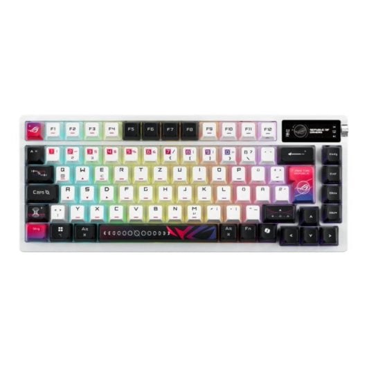 Tastiera meccanica ASUS ROG Azoth X Layout QWERTZ RGB retroilluminata bianca