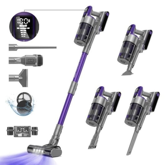 Aspiradora sin cable Redkey X18 500W 33000Pa Autonomía 65min Filtro ciclónico LED