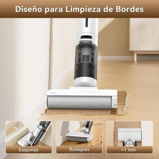 Aspirador sem Fio Lava e Aspira JONR ED12 Lite 3.4kg 35min Antiemaranhamento Depósito Duplo