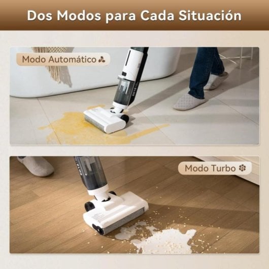Aspiradora sin cable JONR ED12 Lite Autolavado 3 in 1 Doble Tanque 25-35min