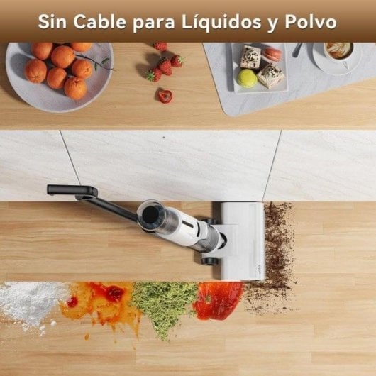 Aspirador sem Fio Lava e Aspira JONR ED12 Lite 3.4kg 35min Antiemaranhamento Depósito Duplo