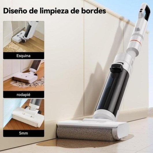 Aspirador sem Fio JONR ED20 Pro 17000Pa 60min Autolimpeza Secagem Voz Inteligente