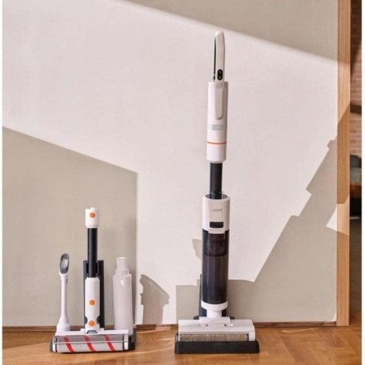 Aspirador sem Fio JONR ED20 Pro 17000Pa 60min Autolimpeza Secagem Voz Inteligente