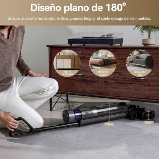 Aspirapolvere senza filo JONR ED12 Pro MAX 17000 Pa Autopulente Pieghevole 180° 40 min Autonomia