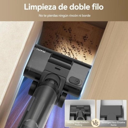 Aspirador sem Fio JONR ED12 Pro MAX 17000Pa 40min Antiemaranhamento Seco e Húmido