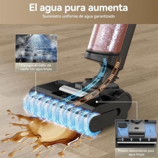 Aspirapolvere senza filo JONR ED12 Pro MAX 17000 Pa Autopulente Pieghevole 180° 40 min Autonomia