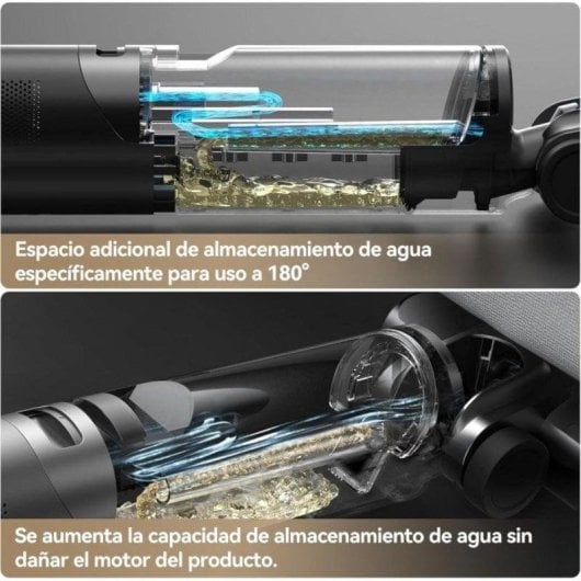 Aspirador sem Fio JONR ED12 Pro MAX 17000Pa 40min Antiemaranhamento Seco e Húmido