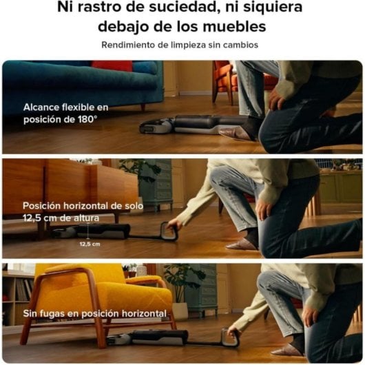 Aspirador Sem Fios Roborock F25 Combo 20000Pa Autolimpeza Secagem rápida 5 em 1