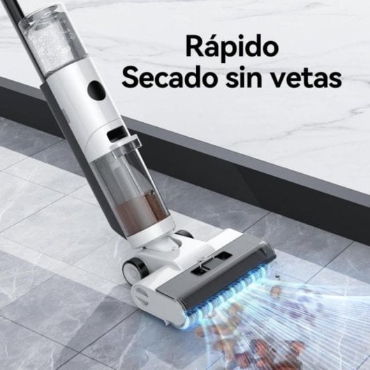 Aspirador Sem Fio JONR ED12 30min Autolimpeza Depósito Duplo Bordas Pelo Animais