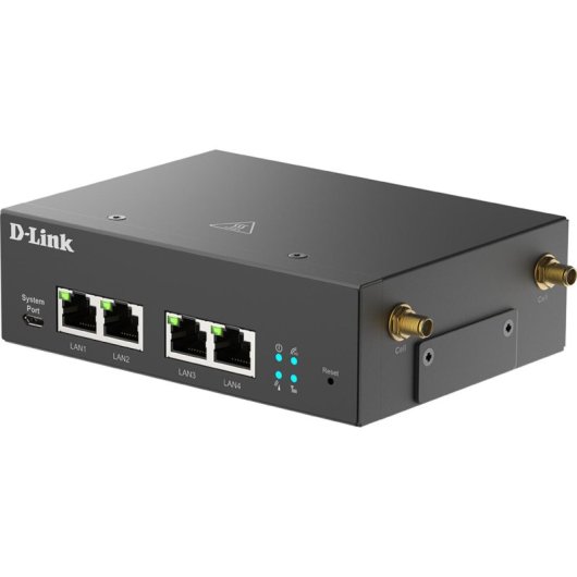 Modem Routeur D-Link DWM-314-G Mobile Noir 10/100/1000 Mbit/s OpenVPN WireGuard