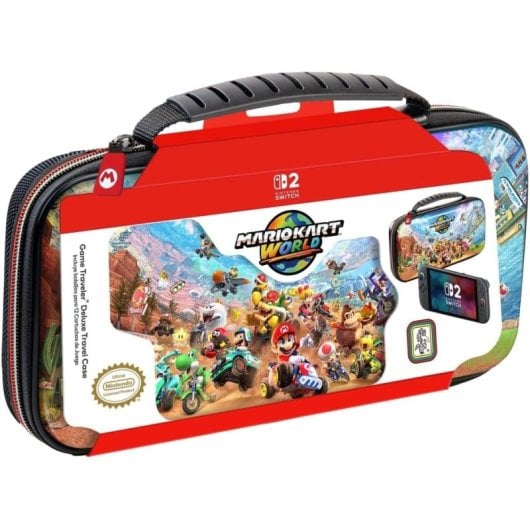Blackfire Game Traveler Deluxe Travel Case, estojo de transporte Mario Kart World para Nintendo Switch 2