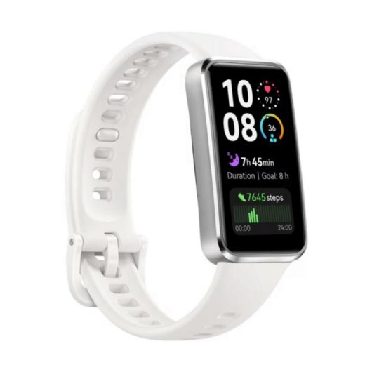 Huawei Band 10 Aktivitätsarmband Bluetooth WiFi AMOLED Weiß SpO2-Monitor und 100 Sportarten