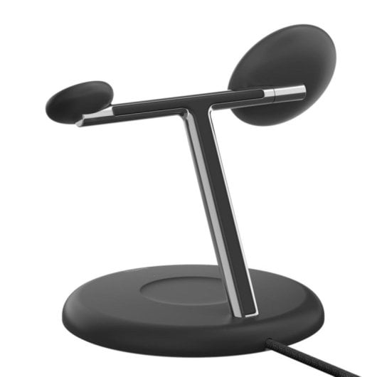 Belkin Boostchrg Qi2 15W Mag 3in1 kabelloses Ladegerät Schwarz für iPhone & Apple Watch & AirPods