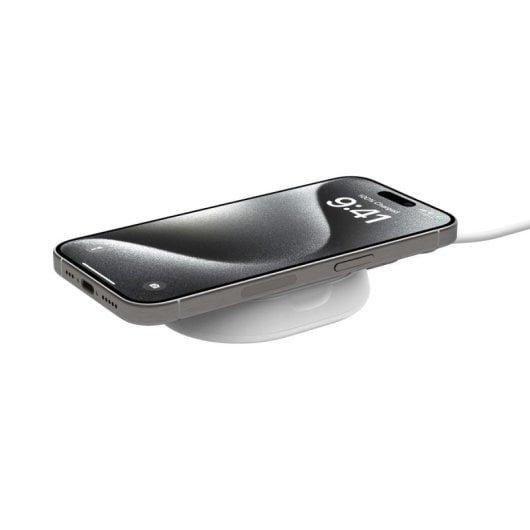 Carregador Wireless Magnético BoostCharge Pro 15W com Cabo 1,5m Branco