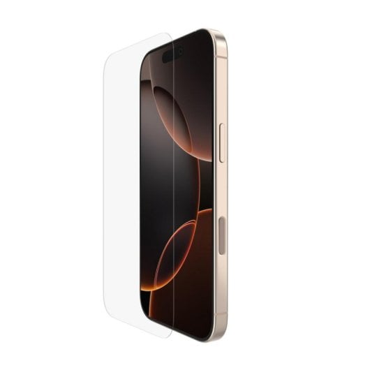 Protezione Schermo Trasparente Vetri Temperati 9H per iPhone 16 Pro Antibatterico