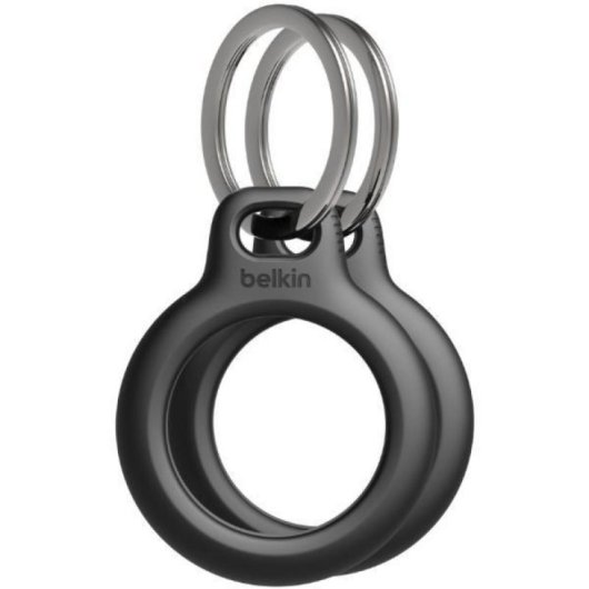 Belkin Secure Holder Keyring Airtag Nero 2 Pezzi Resistente ai Graffi
