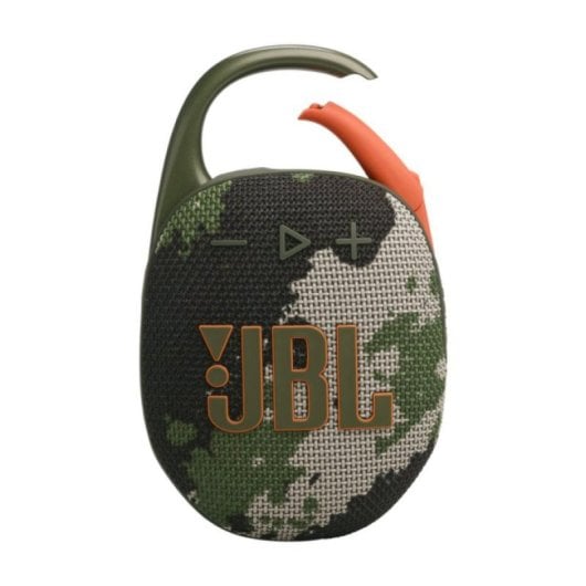 Altavoces JBL Clip 5 Portátil Bluetooth 7W Camuflaje IP67 12h con Mosquetón y Playtime Boost
