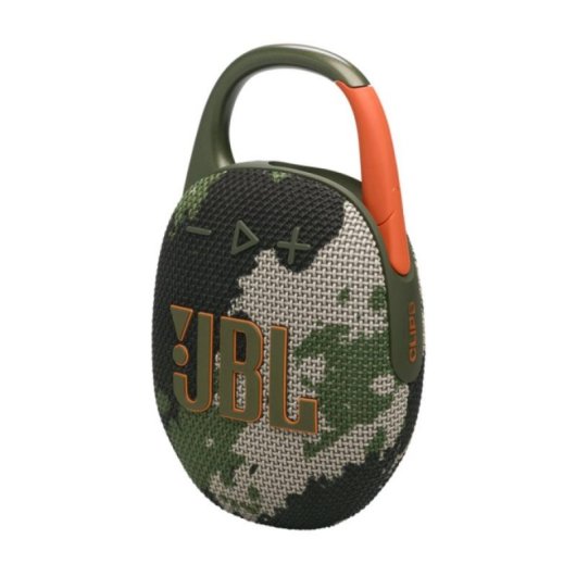 Altavoces JBL Clip 5 Portátil Bluetooth 7W Camuflaje IP67 12h con Mosquetón y Playtime Boost