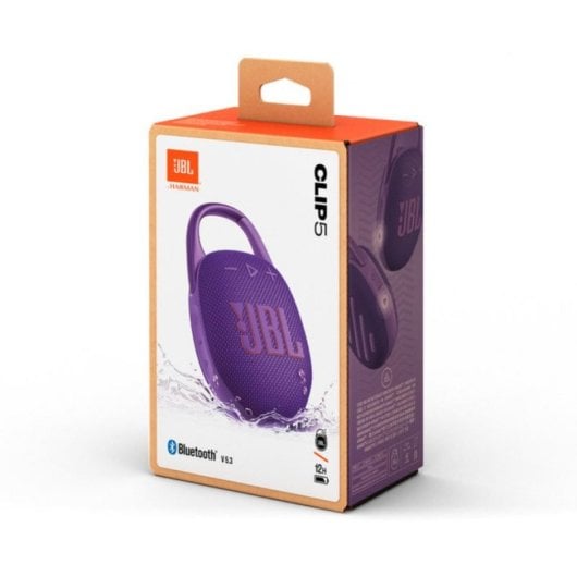 Altavoces JBL Clip 5 Inalámbricos 7W con Bluetooth y Resistente al Agua