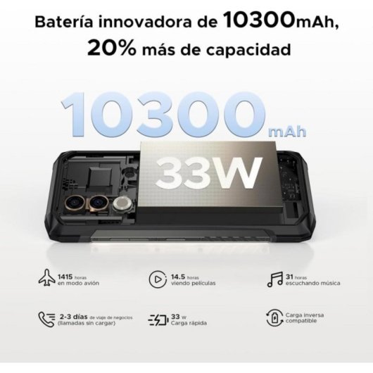 Smartphone DOOGEE Blade 20 Turbo 32GB RAM 256GB 5G 10300mAh Android 15