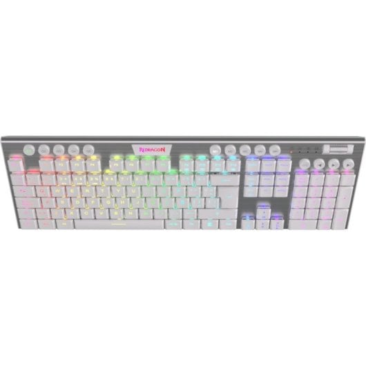 Teclado mecánico Redragon Horus K618/K621 Layout ES RGB inalámbrico macro dedicado