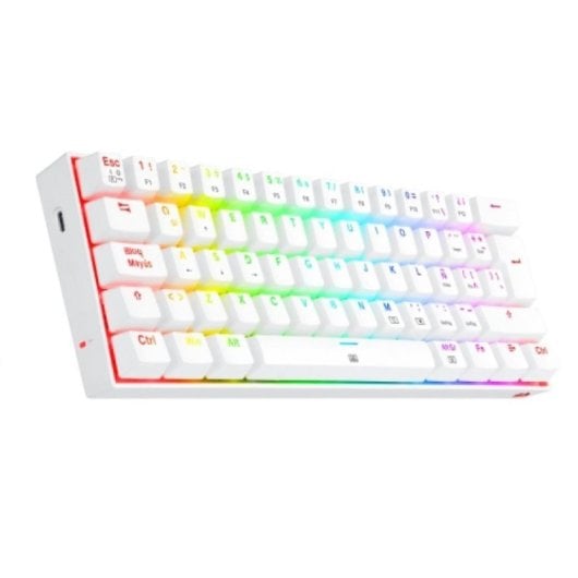 Teclado mecánico Redragon Dragonborn Layout ES RGB Chroma compacto 60% cable USB-C