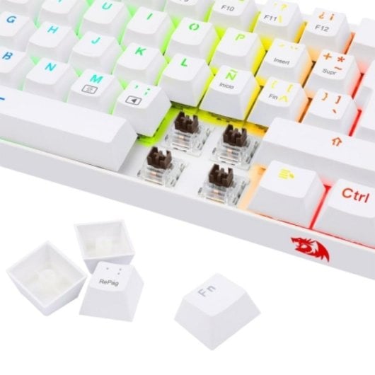 Teclado mecánico Redragon Dragonborn Layout ES RGB Chroma compacto 60% cable USB-C