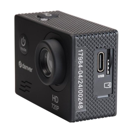 Cámara Digital Compacta Denver ACT-324 5 MP Sensor CMOS HD Pantalla 2" Sumergible IPX68