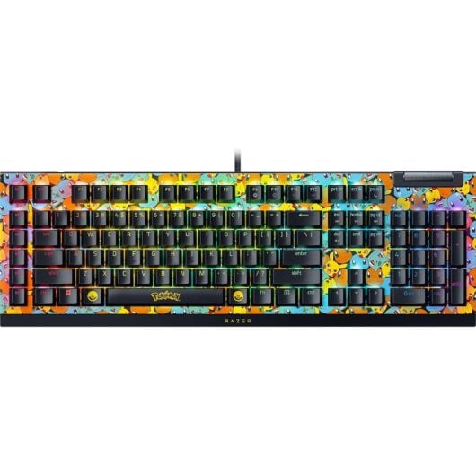 Razer BlackWidow V4 X Pokémon Kanto Starters Edition Mechanische Gaming-Tastatur Switch Razer Green USA