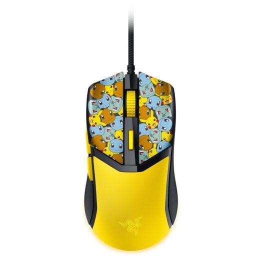 Razer Cobra Pokémon Kanto Starters Edition Gaming-Maus Chroma RGB 8500DPI Gelb