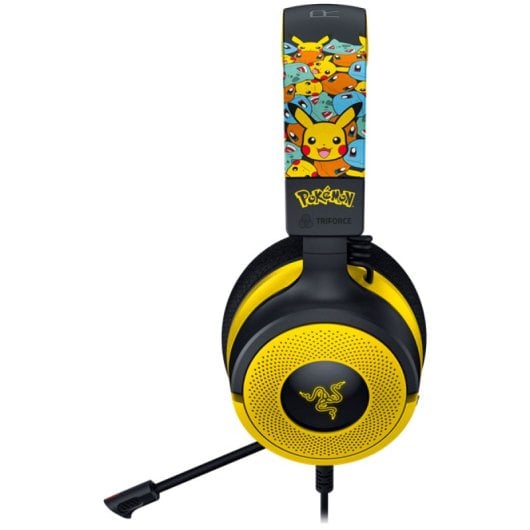Razer Kraken V4 X Pokémon Kanto Starters Edition USB-Gaming-Kopfhörer, Gelb