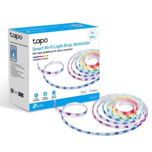 Tira LED inteligente Wi-Fi TP-Link Tapo L920-5 5m Multicolor, Regulable y Control Remoto