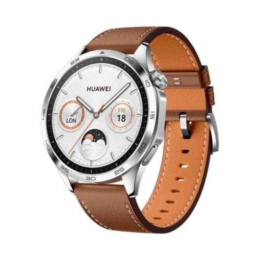 Huawei Watch GT 4 Bluetooth GPS NFC 46mm AMOLED Edelstahl Braun Einheitsgröße 5ATM SpO2 Schlafmonitor