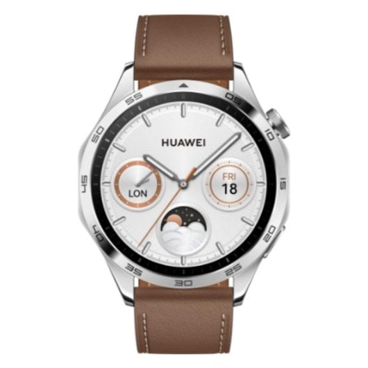 Huawei Watch GT 4 Bluetooth GPS NFC 46mm AMOLED Edelstahl Braun Einheitsgröße 5ATM SpO2 Schlafmonitor
