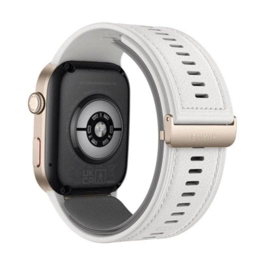 Huawei Watch D2 Bluetooth NFC 48mm AMOLED Gold Weiß M/L IP68 SpO2 Puls Schlaf Blutdruck