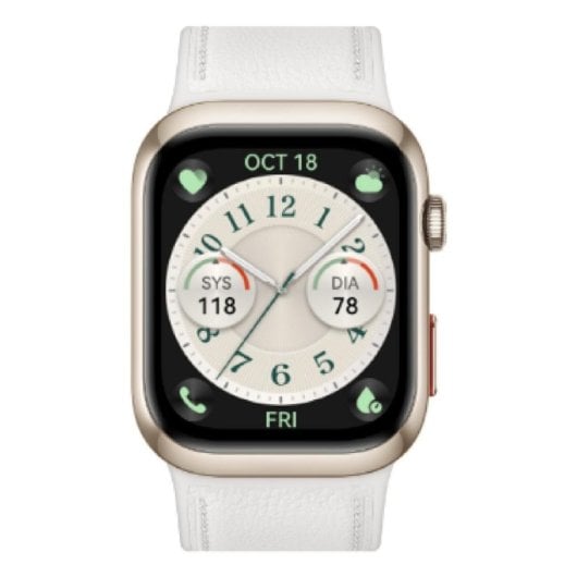 Huawei Watch D2 Bluetooth NFC 48mm AMOLED Gold Weiß M/L IP68 SpO2 Puls Schlaf Blutdruck