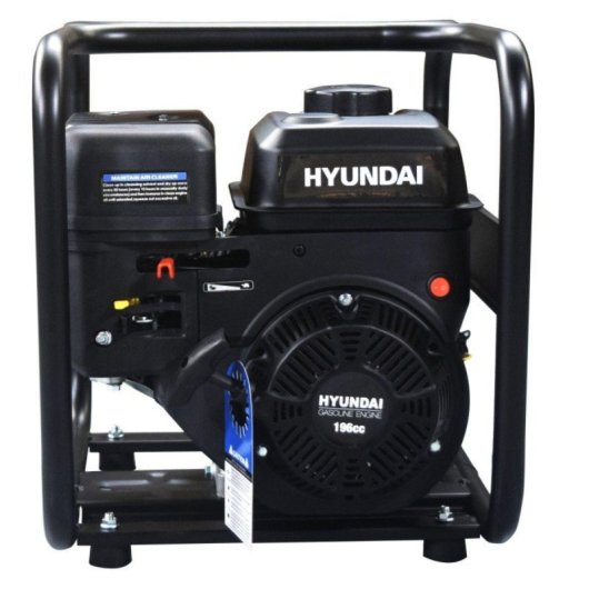 Hyundai Motobomba 4 tiempos OHV estructura compacta chasis 32mm aluminio alarma aceite