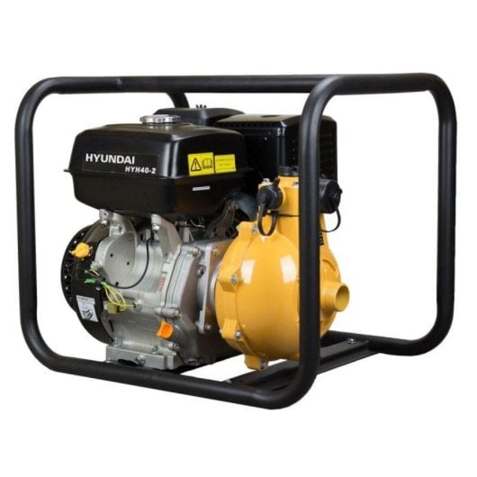 Motobomba Gasolina Hyundai 13 HP 389cc Alta Presión OHV 85m 21m³/h 40mm Arranque Manual