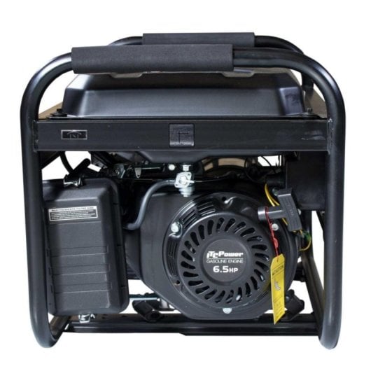 ITCPower Gerador de gasolina 4 tempos OHV, chassis de aço, voltímetro, arranque fácil, depósito grande
