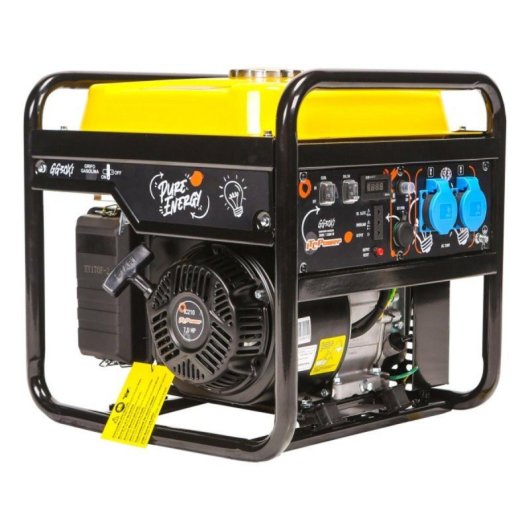 ITCPower Generador Inverter Gasolina Abierto 3,3kW Arranque Manual para Exteriores y Emergencias
