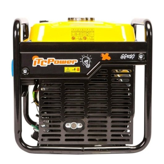 ITCPower Generador Inverter Gasolina Abierto 3,3kW Arranque Manual para Exteriores y Emergencias