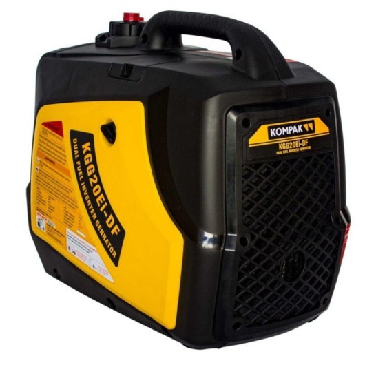 Generador Inverter Dual Fuel Kompak KGG20EI-DF Gasolina/Gas, onda sinusoidal pura, bajo consumo