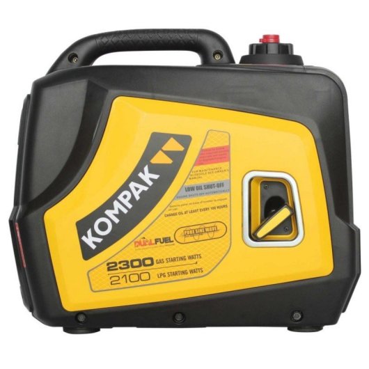 Generador Inverter Dual Fuel Kompak KGG20EI-DF Gasolina/Gas, onda sinusoidal pura, bajo consumo